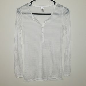 Victoria's Secret Henley "Tee Shop" top XS
